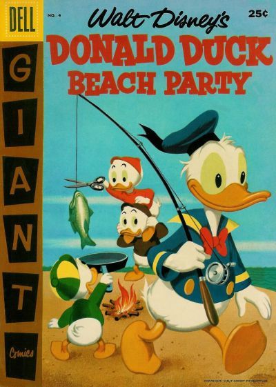 Donald Duck Beach Party #4 Comic