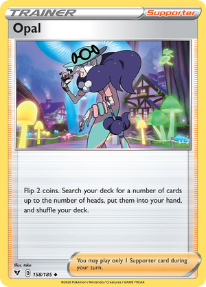 Opal (Trainer: Supporter) (158/185) - Vivid Voltage