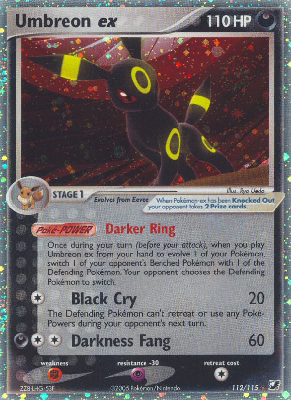 Umbreon ex (112/115) - Unseen Forces Pokémon Card