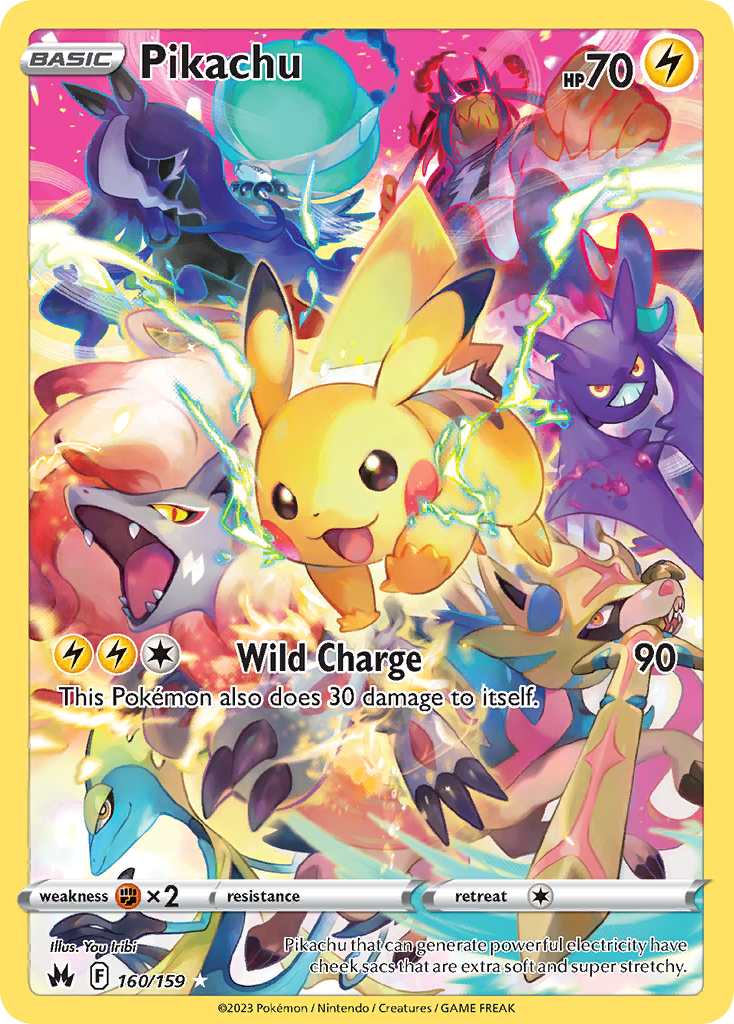 Pikachu (160/159) - Crown Zenith Pokémon Card