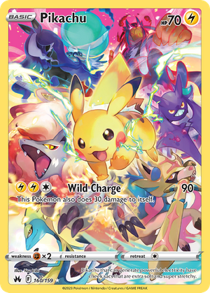 Pikachu (160/159) - Crown Zenith