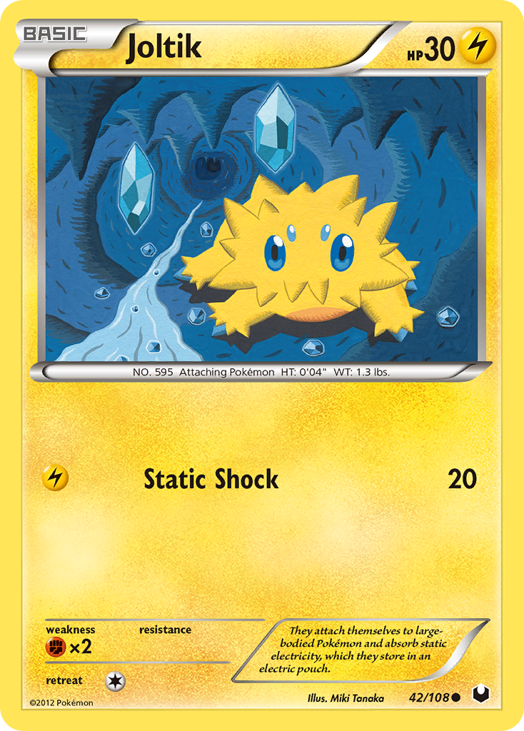 Joltik (42/108) - Dark Explorers Pokémon Card