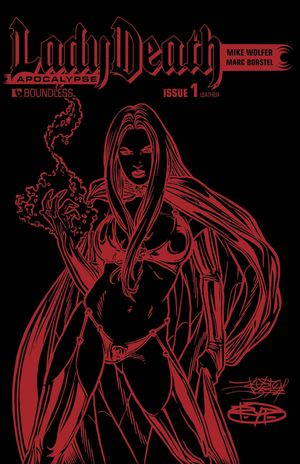 Lady Death: Apocalypse #1 (Leather Cover)