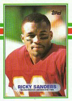 Ricky Sanders 1989 Topps #263 Sports Card