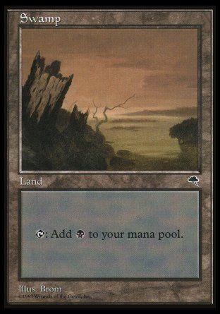 Swamp (Tempest) Trading Card