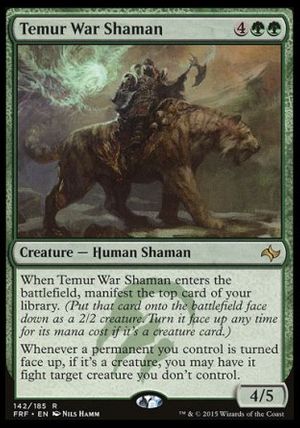 Temur War Shaman (Fate Reforged)