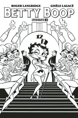 Betty Boop #4 (Cover C 15 Copy Bone B&w Cover)