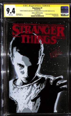 CGC SS 9.8 STRANGER THINGS #1 COMIC SIGNED BY MILLIE BOBBY BROWN DARK HORSE