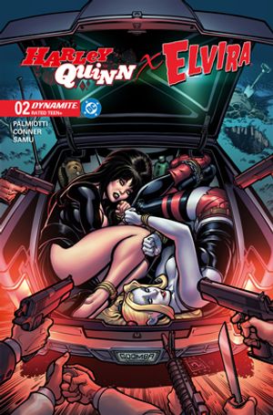 Harley Quinn X Elvira #2 (Cvr G Chad Hardin Foil Variant)