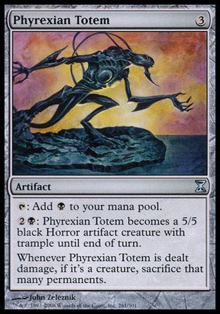 Phyrexian Totem (Time Spiral) Trading Card