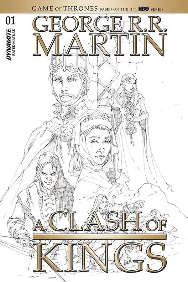 Game of Thrones: A Clash of Kings #1 (20 Copy Rubi B&w Cover)