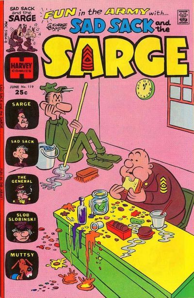 Sad Sack And The Sarge #119 Comic