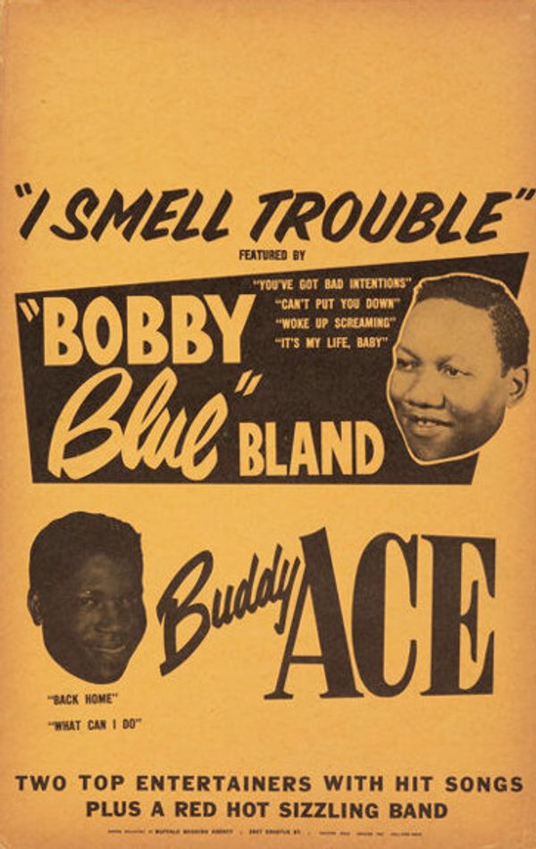 Bobby "Blue" Bland Tour Blank Poster 1957