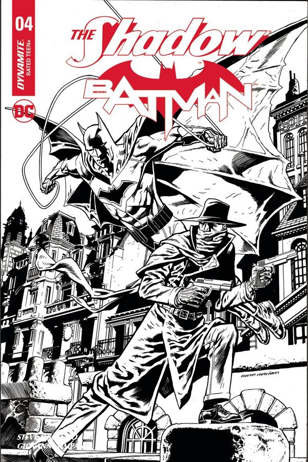 Shadow/Batman #4 (Cover J 50 Copy Nowlan Cover)