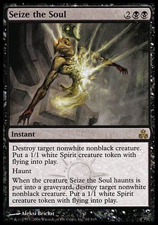 Seize the Soul (Guildpact) Trading Card