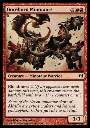 Gorehorn Minotaurs (Heroes vs. Monsters) Trading Card