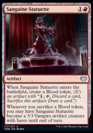 Sanguine Statuette (Innistrad: Crimson Vow) Trading Card