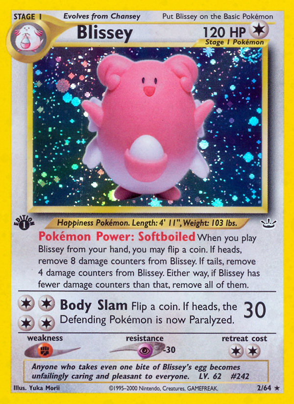 Blissey (2/64) - Neo Revelation Pokémon Card