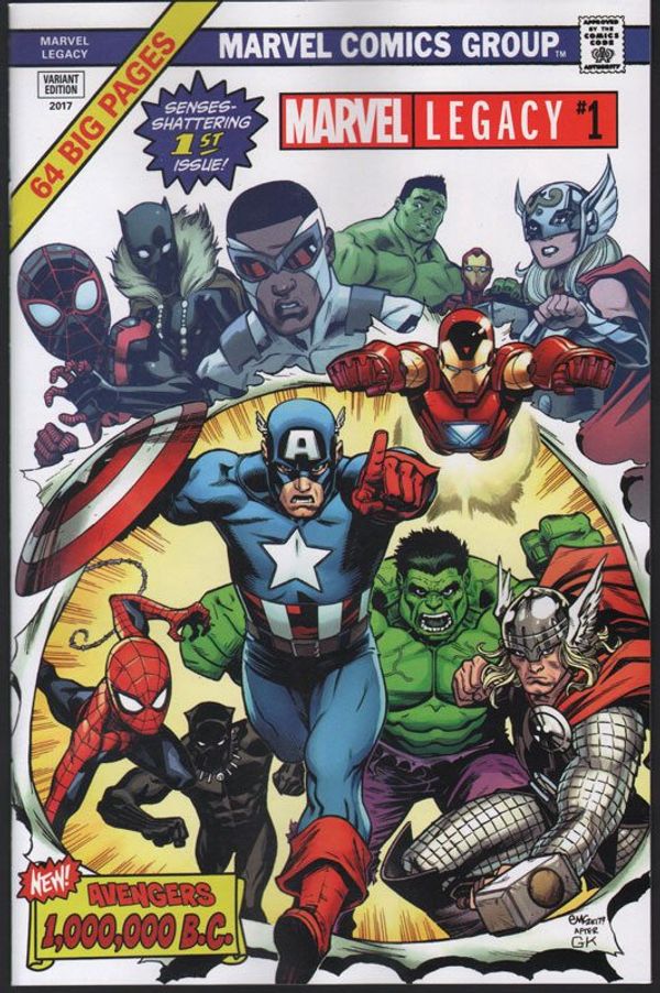 Marvel Legacy #1 (McGuinness Variant Cover)