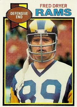 Fred Dryer 1979 Topps #453 Sports Card