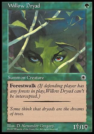 Willow Dryad (Portal) Trading Card