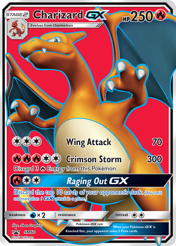 Charizard GX (SM60) - SM Black Star Promos