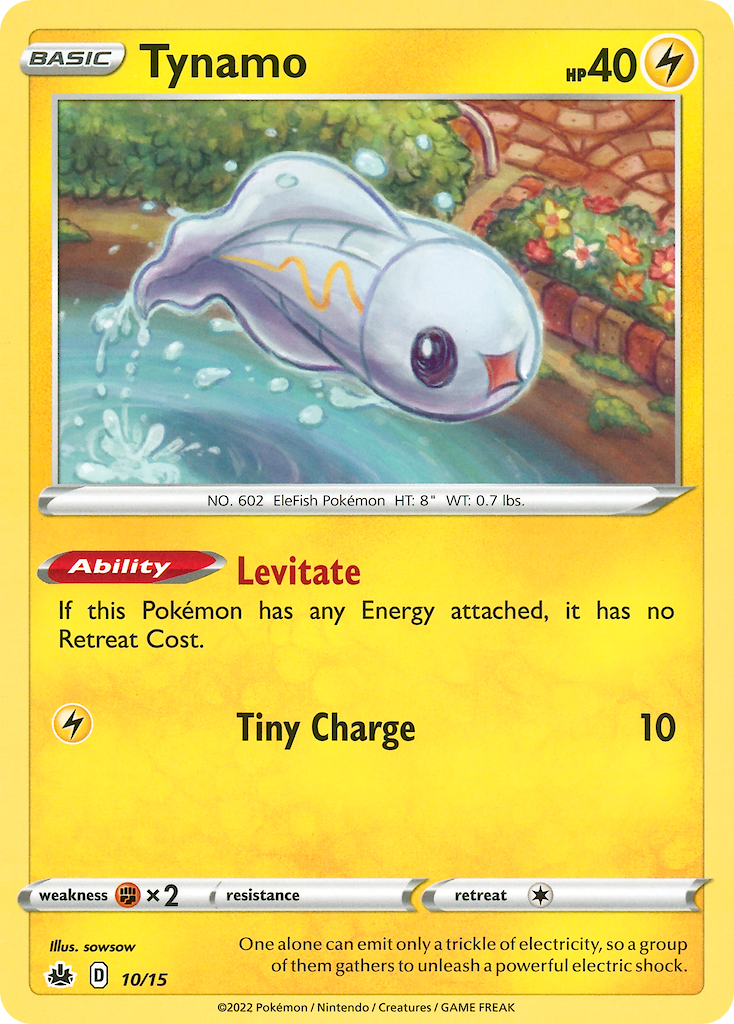 Tynamo (10/15) - McDonald's Collection 2022 Pokémon Card