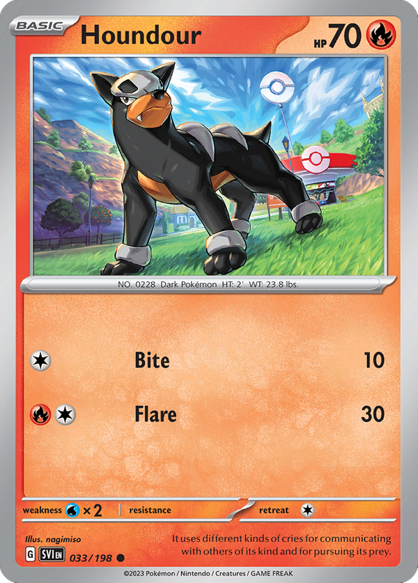 Houndour (33/198) - Scarlet & Violet