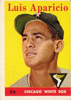 Sold at Auction: 1956 Topps Luis Aparicio #292 Rookie Baseball Card