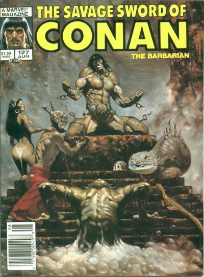 The Savage Sword of Conan #127 Comic