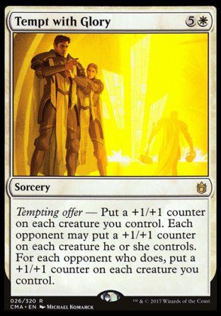 Tempt with Glory (Commander Anthology) Trading Card