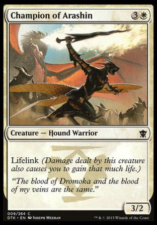 Champion of Arashin (Dragons of Tarkir) Trading Card