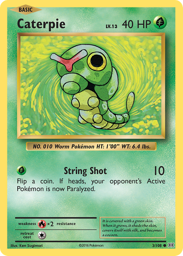 Caterpie (3/108) - Evolutions