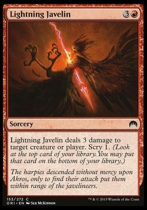 Lightning Javelin (Magic Origins)