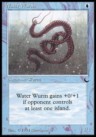 Water Wurm (The Dark) Trading Card