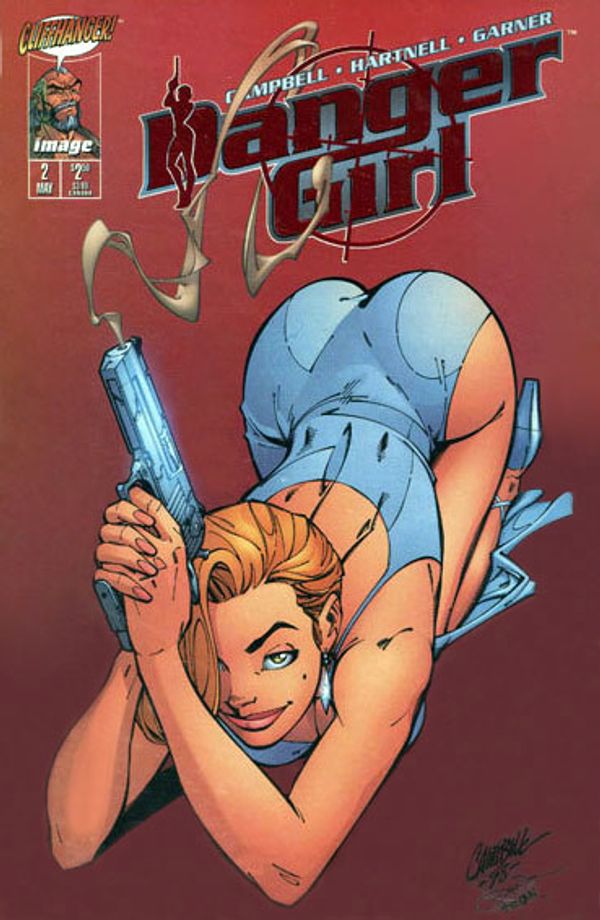 Danger Girl #2 (Ruby Red Smoking Gun Cover)