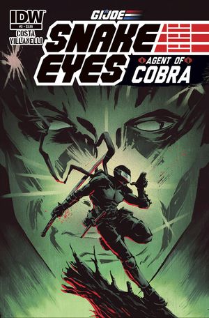 G.I VF/NM Joe Snake Eyes Agent Of Cobra #5 of 5 