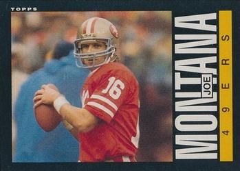 Joe Montana 1985 Topps #157 Sports Card