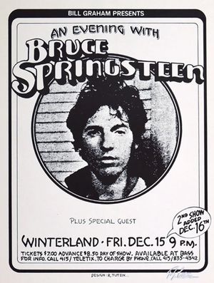 Bruce Springsteen Winterland Arena 1978