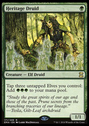 Heritage Druid (Eternal Masters) Trading Card