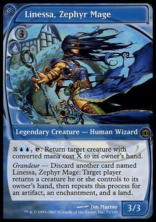 Linessa, Zephyr Mage (Future Sight) Trading Card