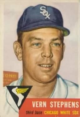 Sold at Auction: 1954 Topps Baseball, VERN STEPHENS, Card#54