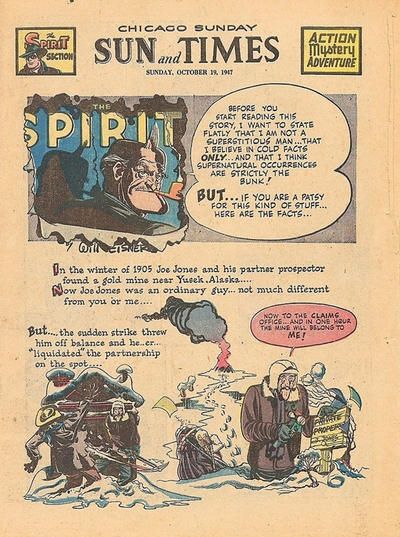 Spirit Section #10/19/1947 Comic