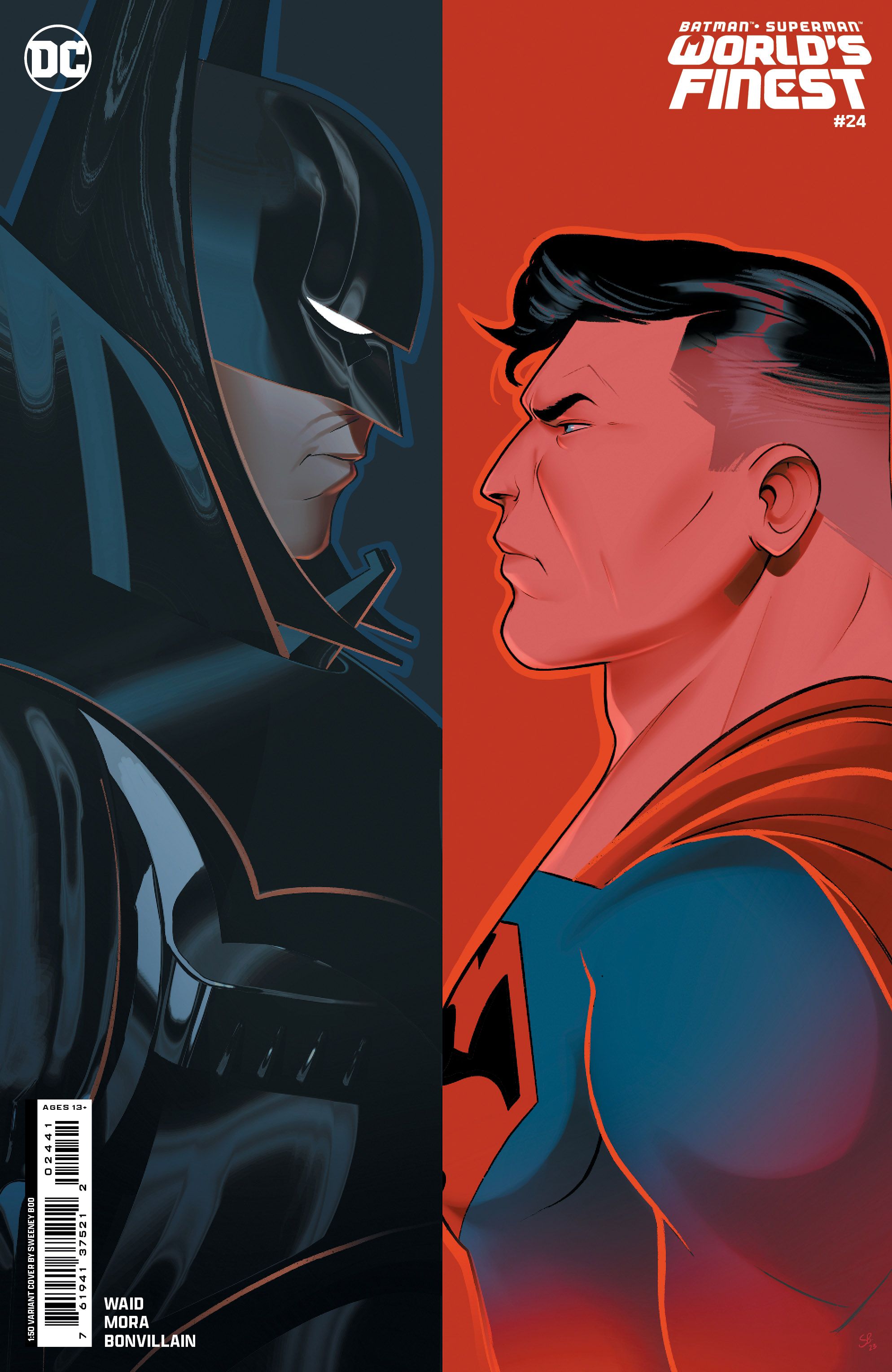 Batman / Superman: World's Finest #24 (Cvr D Inc 1:50 Sweeney Boo Card Stock Variant) Comic