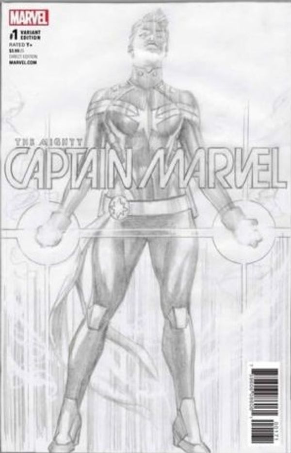 Mighty Captain Marvel  #1 (Ross Sketch Cover)