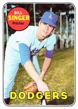 Bill Singer 1969 Topps #575 Sports Card