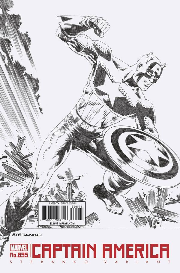 Captain America #695 (Steranko Variant Leg)