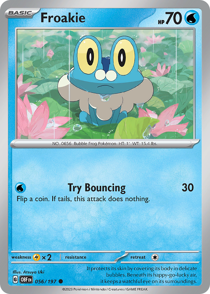 Froakie (56/197) - Obsidian Flames Pokémon Card