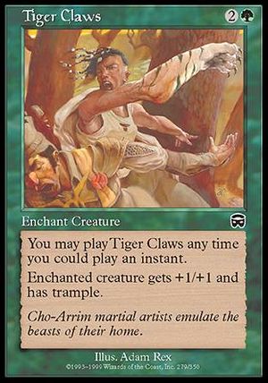 Tiger Claws (Mercadian Masques)