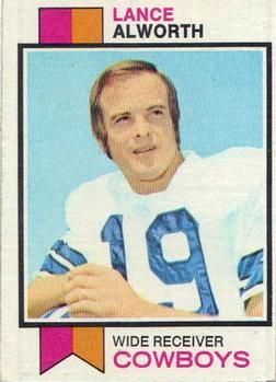 Lance Alworth 1973 Topps #61 Sports Card